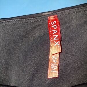 SPANX Black Shapewear with Vibrant Red Tag